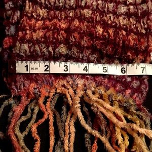 Multicolored Fringed Italian Scarf